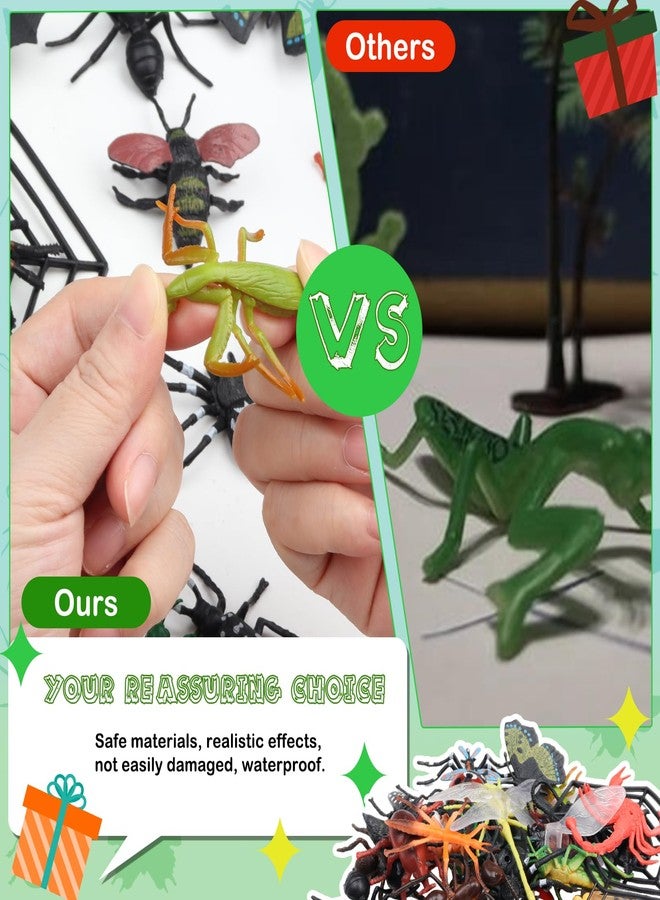 DOITEM 29Pcs Large Realistic Insect Toys Figures, Plastic Bugs Figurines Set, Realistic Insects Toy for Kid, Ladybug, Bee, Butterfly, Assorted Insect Bugs Figures Toy, Insect Themed Party Favors - Image 4